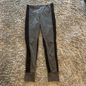 Athleta Gray and Black Leggings